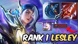 The New 2023 Build of the Rank 1 Lesley Tutorial | Mobile Legends