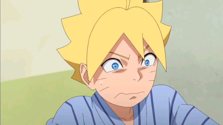 Boruto scared to himawari