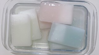 [ASMR]Playing with sticky cubic slime<cubic sponge>