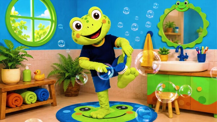 Turminha Dreca e Drúca Kids  O sapo Lava o Pé
