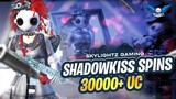 NEW SHADOW KISS SPINS | $30.000 UC | 4 MYTHIC ITEMS | PUBG MOBILE