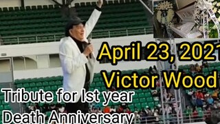 VICTOR WOOD IST DEATH ANNIVERSARY TRIBUTE part 1 | April 23, 2021 | VICTORIA WOOD song for Dad ❤️🖤🤍💚