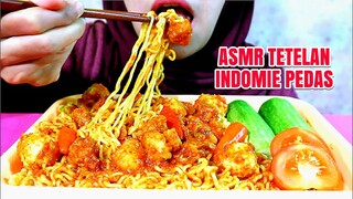 ASMR TETELAN INDOMIE PEDAS BAKSO MERCON JELETOT | ULUL ASMR MUKBANG INDONESIA