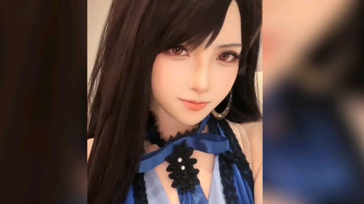 顶级蒂法cos，妆容无敌还原