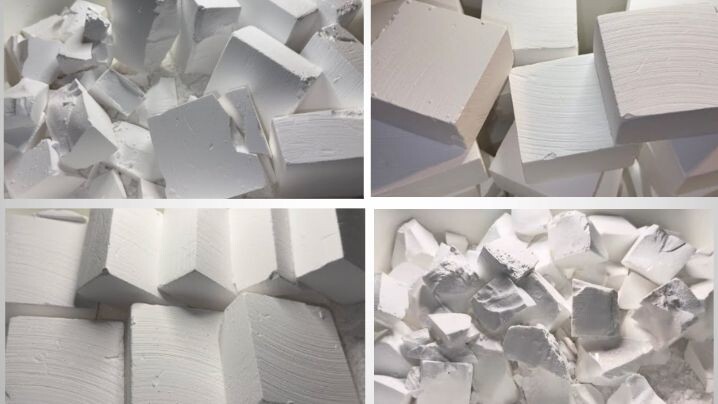 Soft & Crunchy Cubes And Gym Chalk Block 🤍