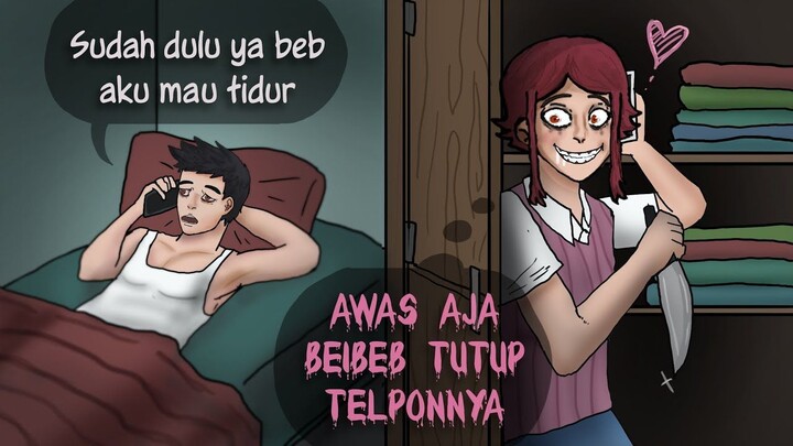 PACAR BARU 1 -  Hanya Aku yg boleh didekatmu! #HORORMISTERI _ Kartun Drama Horro