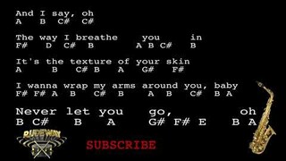 Justin Bieber Peaches Alto Sax notes by Rudeway