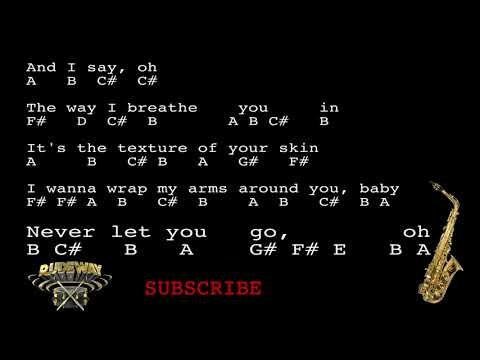 Justin Bieber Peaches Alto Sax notes by Rudeway