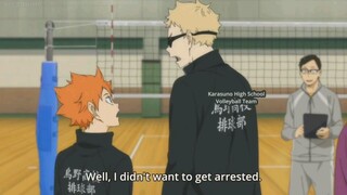 Tsukishima loss his coolness