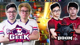 GeeK FaM RYOYA + KUKU  vs BOOM Esports - Highlights | DOTA Summit 11 Sea Qualifier