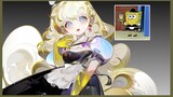【Takeno】Screen recording of Spongebob maid costume painting