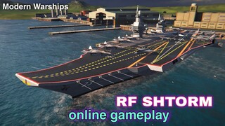 Modern Warships: RF SHTORM in action.  online gameplay.