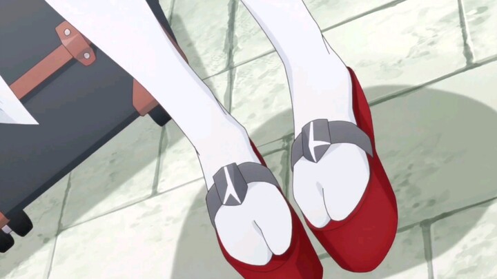 "Kostum cosplay gadis rubah dengan stoking sutra putih ditemukan oleh bosnya, dan dia langsung mati~