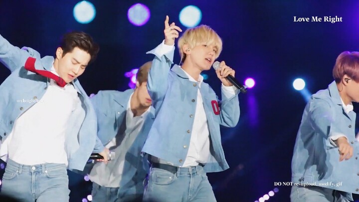 [Bian Boxian] Fan updates late at night: Divine live footage of the "Love Me Right" cheering event