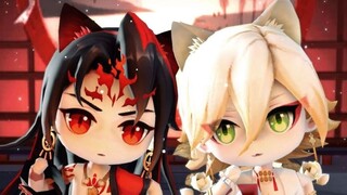 Ashura and Indra の Cat Ear Switch [ Âm Dương Sư MMD]