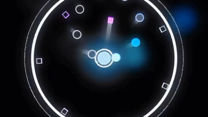 Now is the moment when time stands still for the little ball and cube.