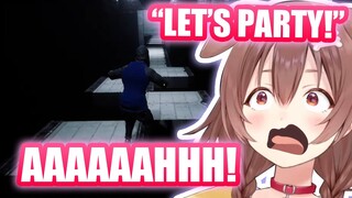 Korone Almost Died, A Second after Saying "Let's Party" 【Hololive English Sub】