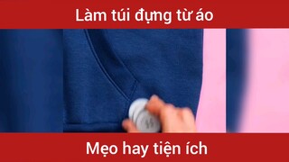 Làm túi đựng từ áo   #sangtao
