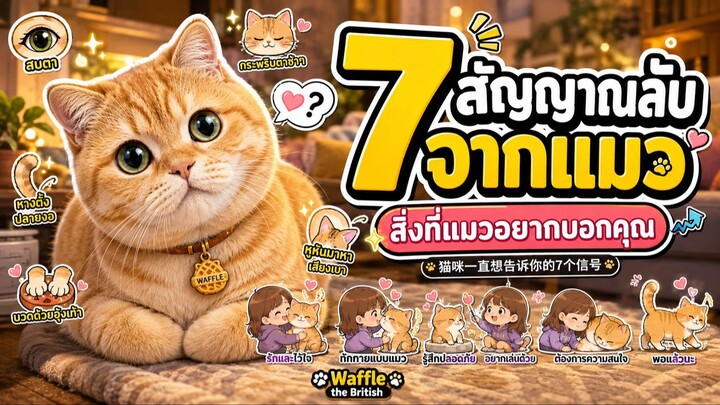 สิ่งที่แมวอยากบอกคุณ… 7 สัญญาณลับ｜猫咪一直想告诉你的7个信号｜7 Secret Signs from Your Cat