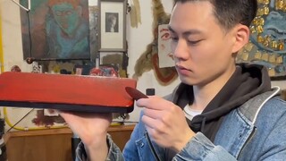 Wooden mechanical keyboard shell lacquer coating