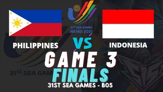[GAME 3] PHILIPPINES vs. INDONESIA: FINALS 31st SEA Games MLBB 2022
