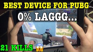 0% LAG - BEST DEVICE FOR PUBG MOBILE | 21 KILLS - SOLO SQUAD | IPAD MINI 5