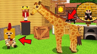 จะเกิดอะไรขึ้น แอบในร่าง ยีราฟ🐪 จะมีคนเห็นมั้ย!!?| Minecraft ซ่อนแอบ