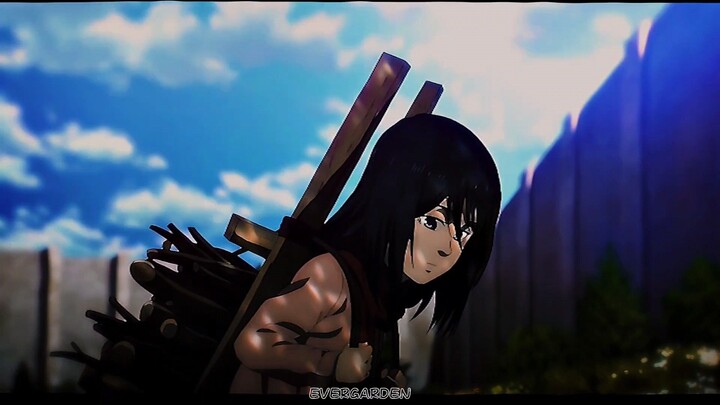kasihan Mikasa jadi janda😭😭😭 -Attack on titan