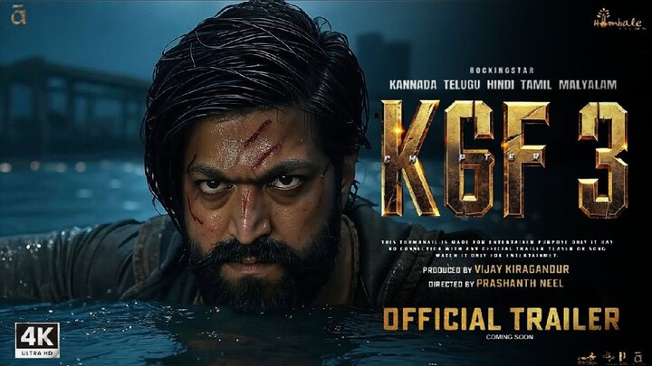 K.G.F: Chapter 3 - Official Trailer | Rocking Star Yash | Prabhas | Prashanth Neel