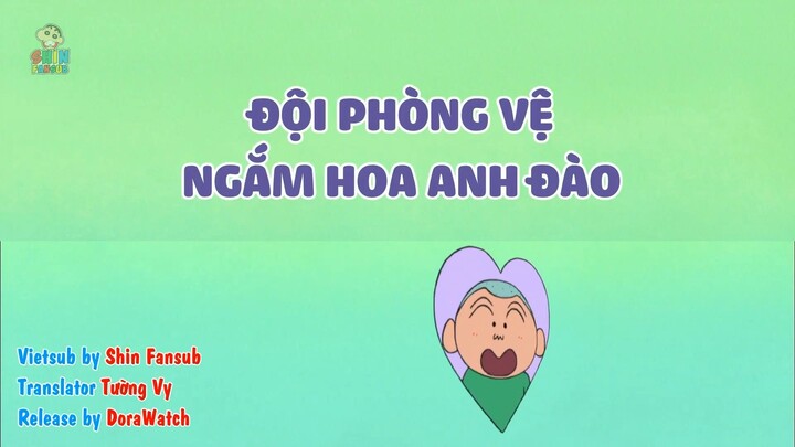 Shin - Cậu bé bút chì - Tập 1277- Đội phòng vệ ngắm hoa anh đào & Chụp ảnh đẹp đôi bọ cạp đó & ...