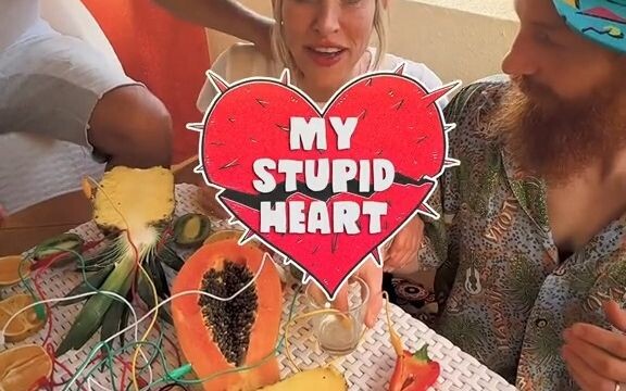 Even pineapple, papaya, and orange don’t know this! Our new song “My Stupid Heart” is coming out soo