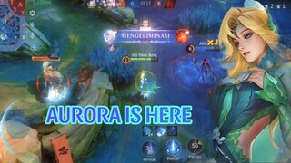 AURORA IS HERE:)