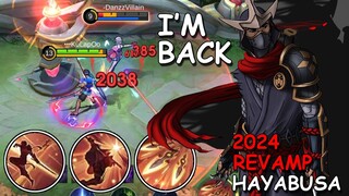 Hayabusa Prime Is Back | Revamp Hayabusa Back To Meta 2024 | Mobile Legends