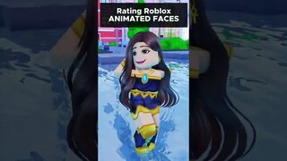 Rating Roblox Animated Faces