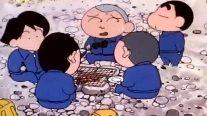 Zhengnan who couldn't eat barbecue in "Crayon Shin-chan"