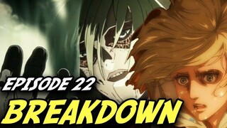 FEMALE TITAN?? The FATE of ANNIE EXPLAINED! | Attack On Titan Season 4 Episode 22