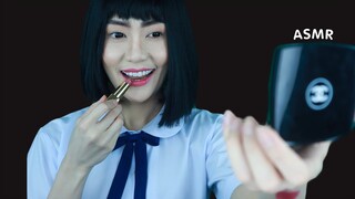 ASMR Thai แต่งหน้าใสๆ ให้เพื่อน ไปโรงเรียน 💋💄 ASMR Student Makeup Roleplay