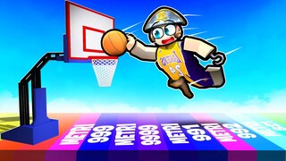 DA QUANTO LONTANO PUOI FARE UNO SLAM DUNK? - ROBLOX