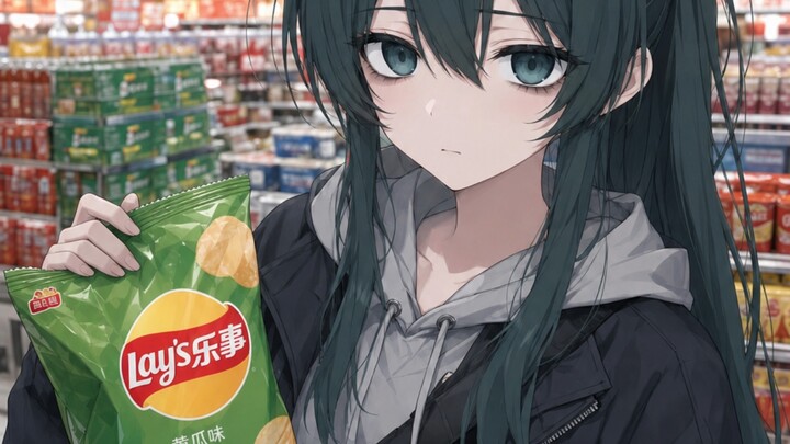 Bro, put the snacks back—don’t forget what we came here to buy.