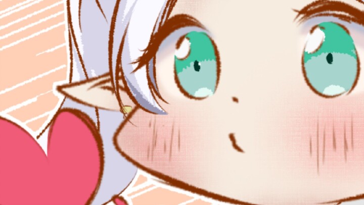 kecupan penuh cinta dari frieren ๐