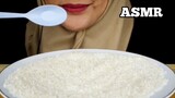 ASMR RAW RICE EATING || RAW RICE || MAKAN BERAS MENTAH PAKE SENDOK PLASTIK|| ASMR MUKBANG INDONESIA