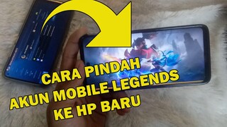 CARA MEMINDAHKAN AKUN MOBILE LEGENDS KE HP LAIN