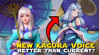 NEW KAGURA VOICE IN MLA! BETTER THAN CURRENT MLBB KAGURA VOICE? | MOBILE LEGENDS KAGURA VOICELINES