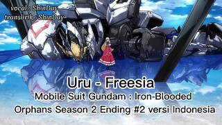 [Cover] Uru - Freesia Mobile Suit Gundam Iron-Blooded Orphans Season 2 ending 2 Versi Indonesia