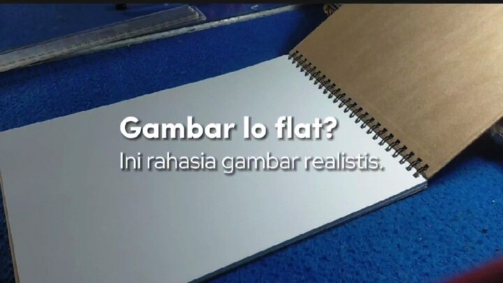 Gambar lo flat?ini rahasia gambar realistis