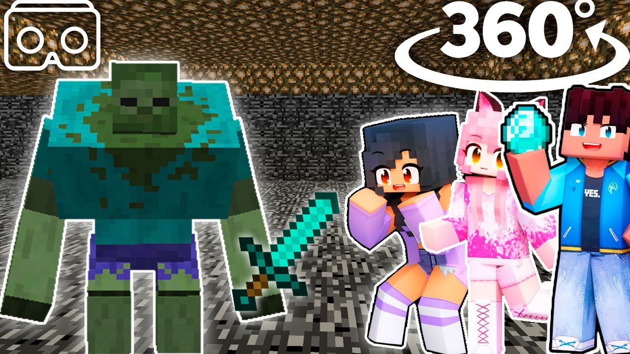 Aphmau saving friends from SONIC.EXE in Minecraft 360° - BiliBili