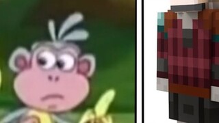 [MC Sand Sculpture Animation Stitching Monster] Apakah Dora telah menambahkan efek kebutaan dan peng