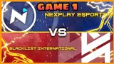(GAME 1) NEXPLAY ESPORTS VS BLACKLIST INTERNATIONAL | MPL-PH SEASON 7 | MLBB!