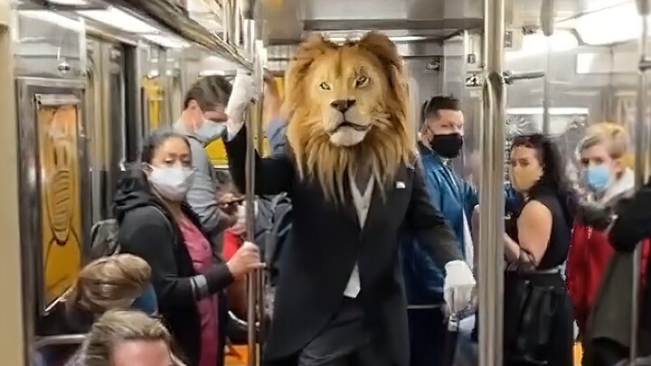 In the New York subway, you can even take the train!