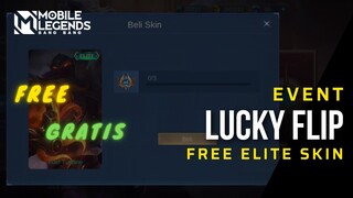 AMBIL SKIN ELITE GRATIS | EVENT LUCKY FLIP | Mobile Legends Bang Bang